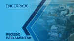 FIM DO RECESSO PARLAMENTAR
